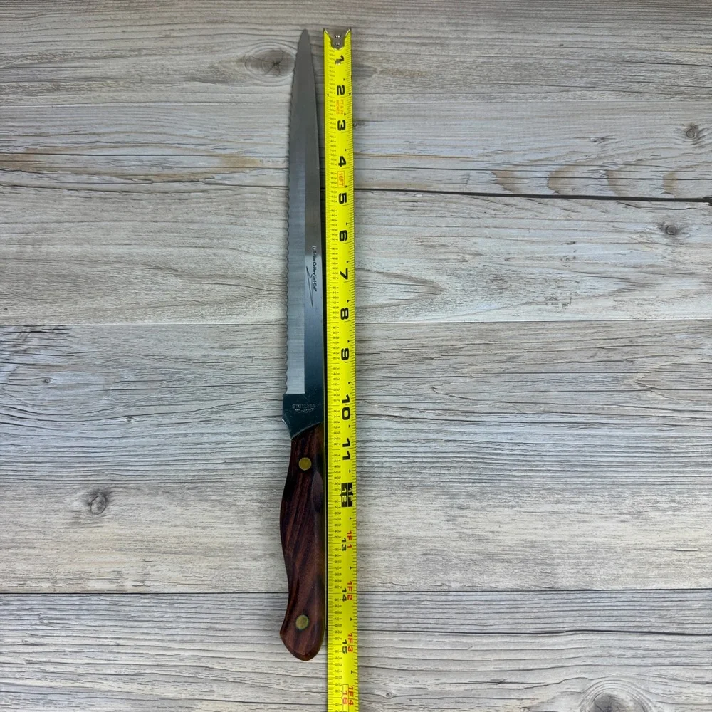 VTG Jet-Cut Lifetime Cutlery D-400 stainless steel serrated 10” knife